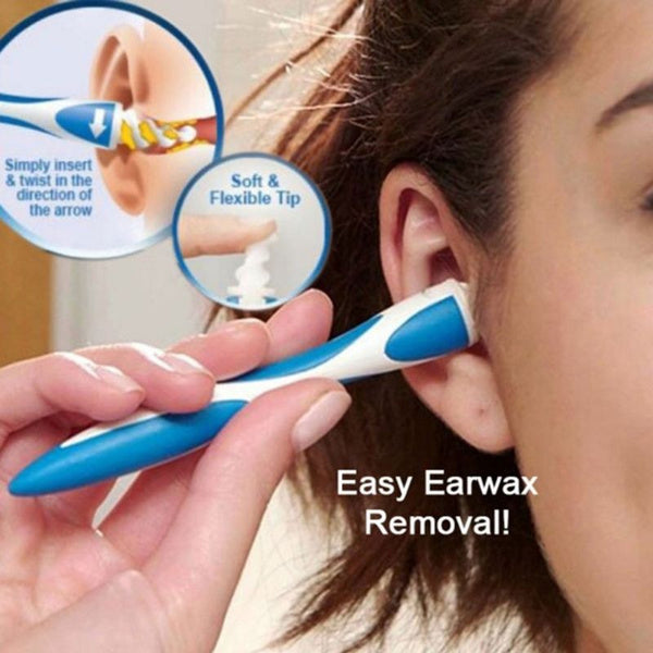 4656 Smart Swab Silicone Easy Earwax Removal with 16 Replacement Disposable Soft Tips/Ear Wax DeoDap 4656 Smart Swab Silicone Easy Earwax Removal with 16 Replacement Disposable Soft Tips/Ear Wax DeoDap